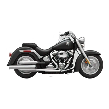 Bike with fat boy  sticker