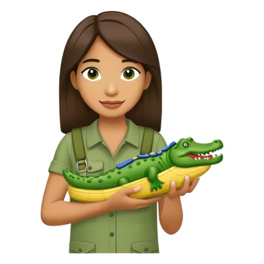 Kelly holding crocs  sticker