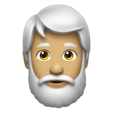 hipi calvo barbudo sticker