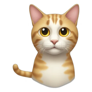 cat one eyed sticker