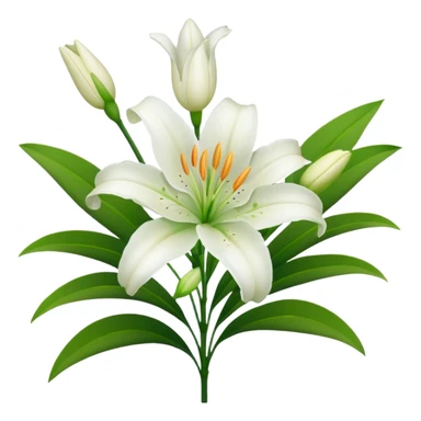 lillies sticker