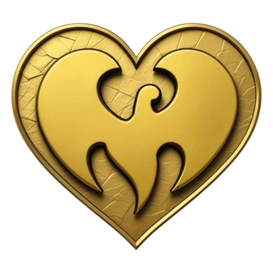 Wu-Tang Clan symbol combined with a heart sticker