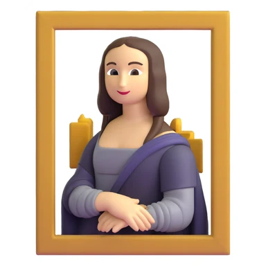 Mona Lisa sticker