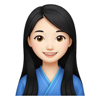 chinese pretty girl sticker