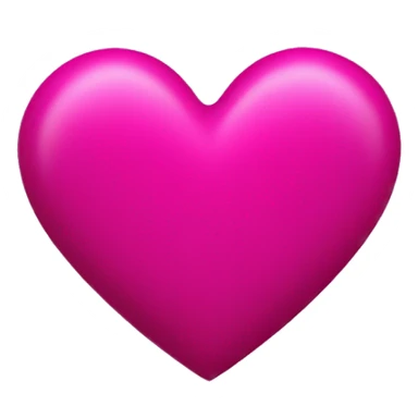 Magenta heart  sticker