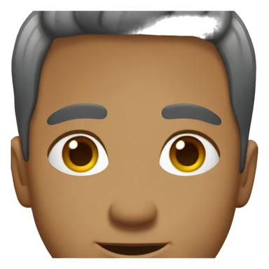 male, olive, skin, short hair, middle part hair sticker