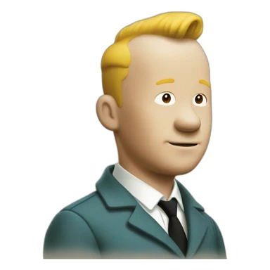 Tintin sticker
