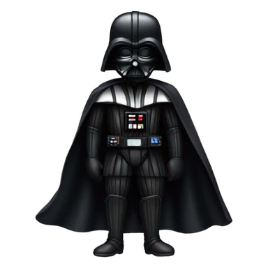 Darth Vader wearing a tutu sticker