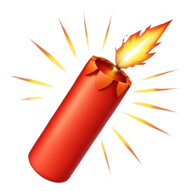 holiday firecracker sticker