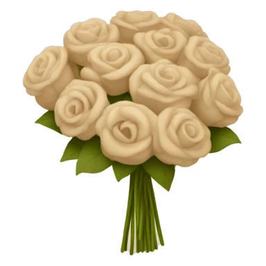 beige boquet sticker