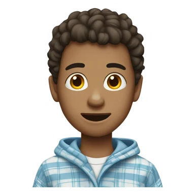 Boy wearing pjs and crocs sticker