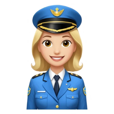 Fais-moi une réceptionniste pour un hôtel de luxe sticker