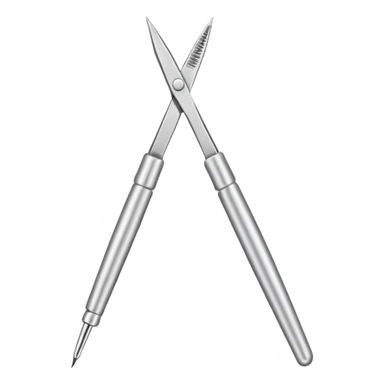 Tweezers for eyebrows sticker