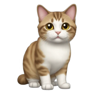 Munchkin cat full-height sticker