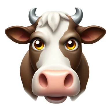Maniacal moo sticker