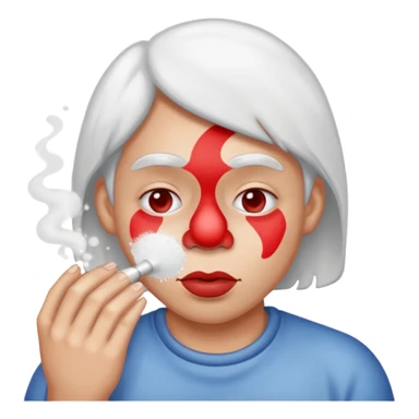 Guy snorting cocaine emoji sticker