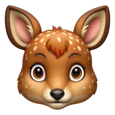 Make a fawn(roe animal) sticker