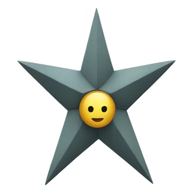 Nine pointed star  sticker