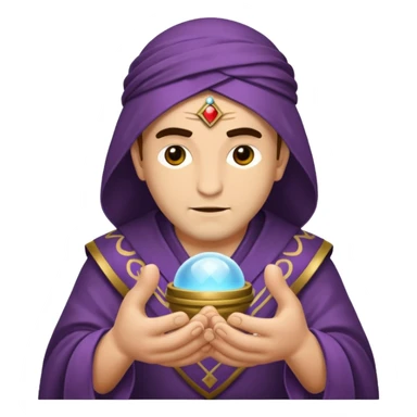 fortune teller male sticker