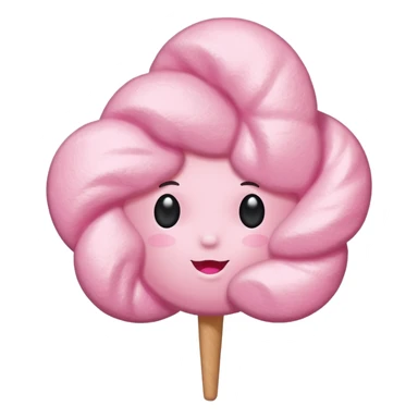 pink cotton candy sticker