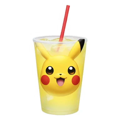 Pikachu drink oasis sticker