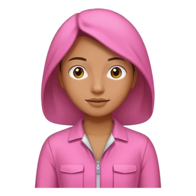 pink jumpsuit ful body sticker