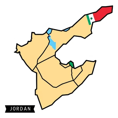 Jordan map sticker