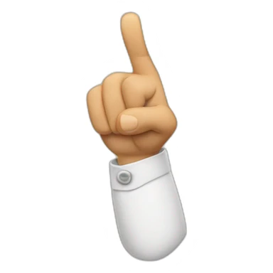 pointing finger to you sticker