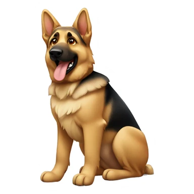 German shepherd  sticker
