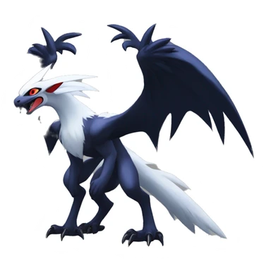 Edgy Cool Nargacuga-Litten-Absol-Pokémon Full Body sticker