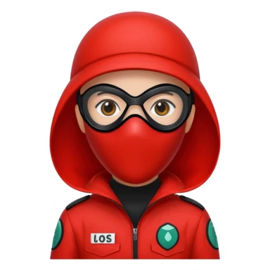 Un guardiq del juego del calamar sticker