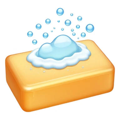 soap with foam sticker
