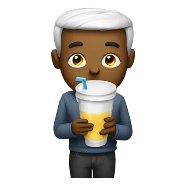 Confused with drink sticker