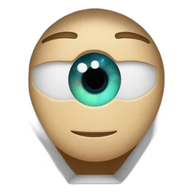 Looking into a portal of the future sticker