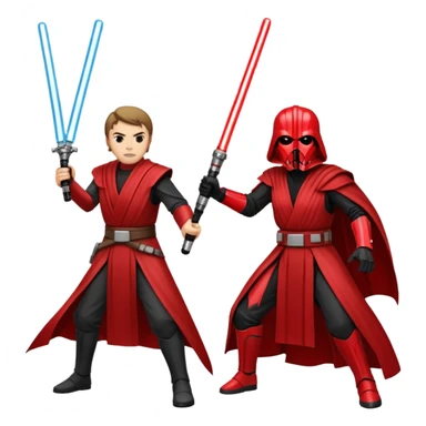 Jedi vs Sith sticker