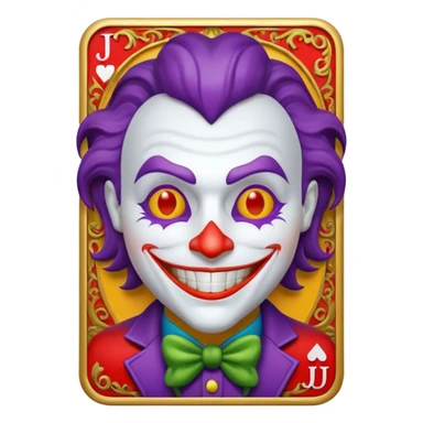 Joker Card Icon sticker