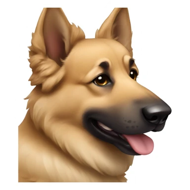 beige Berger Allemand sticker