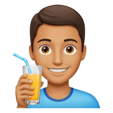 drinking fluids sticker