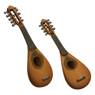 oud arabic music instrument sticker