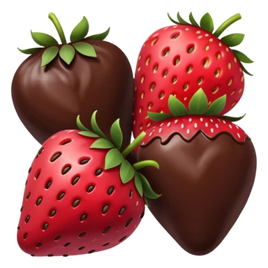 chocolate covered fruit sticker
