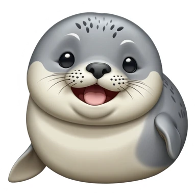 cinematic-cute-yawning-harbour-seal-portrait-emoji,-head-tilted-slightly-with-a-dramatic,-wide-open-yawn,-showcasing-a-smooth,-rounded-body-with-gently-drooping-features-and-sleepy,-half-closed-eyes,-simplified-yet-irresistibly-adorable sticker
