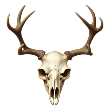 Deer skull sticker