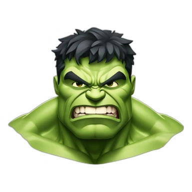 Hulk qui dit "je me defile pas moi" sticker