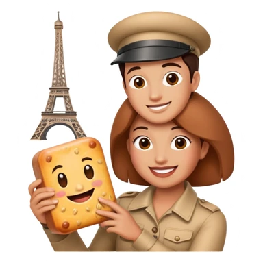 HAPPY SPAM artist in paris sticker