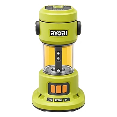 ONE+ 18V Cordless Compact Fixed Base Router RYOBI with gray base with battery sticker
