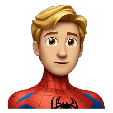 spider-man wondering sticker