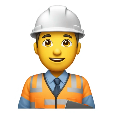 Electrical contractor project manager show with clipboard sticker