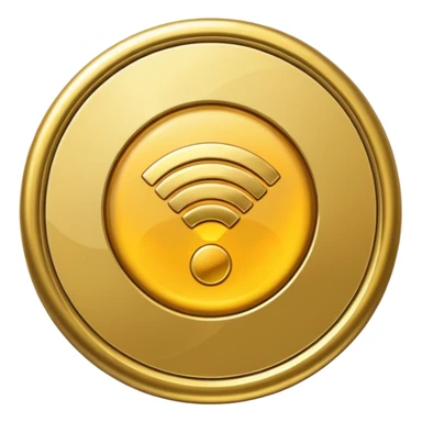 wifi coin  sticker