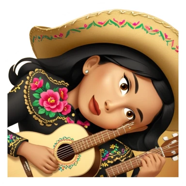Mariachi Guitarist sticker