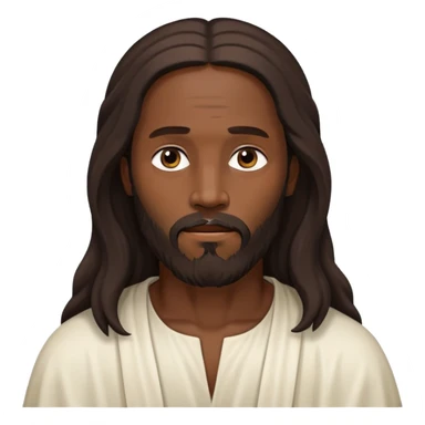 Black yeshua Christ  sticker